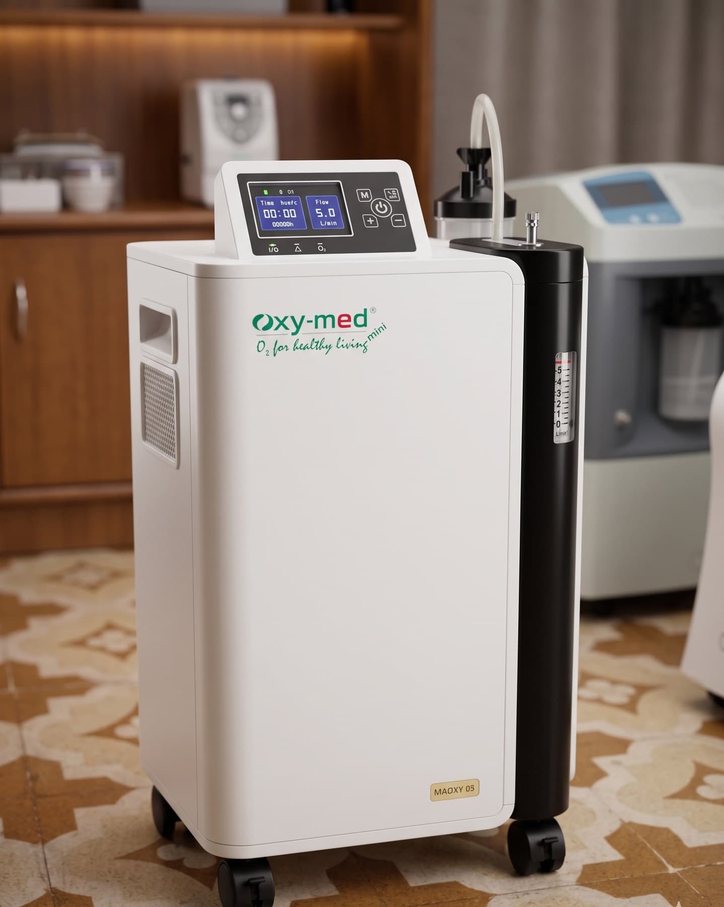 Oxy-Med Mini 5L Oxygen Concentrator Purity Checked for Delivery