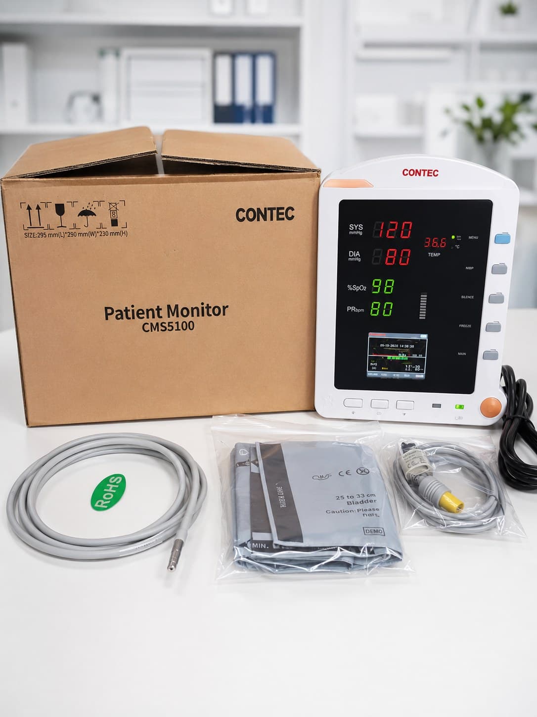 Patient Monitoring equipment in hospital setting